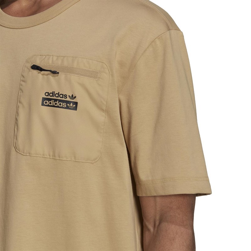 adidas Originals Męskie R.Y.V. T-shirty Ecru