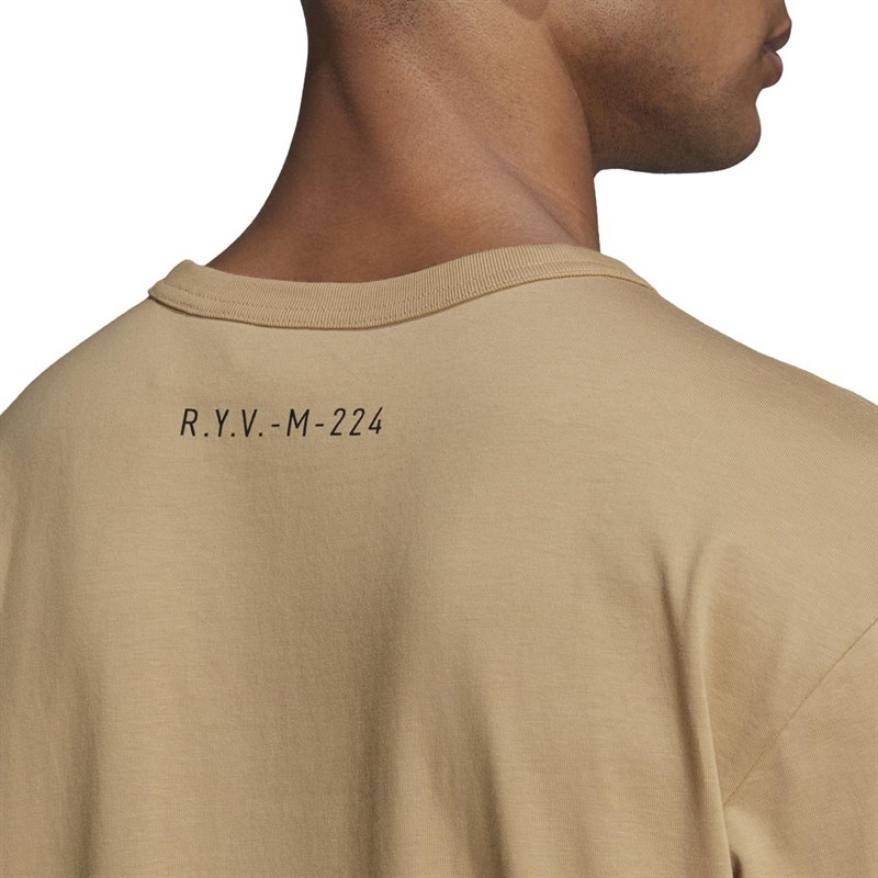 adidas Originals Męskie R.Y.V. T-shirty Ecru