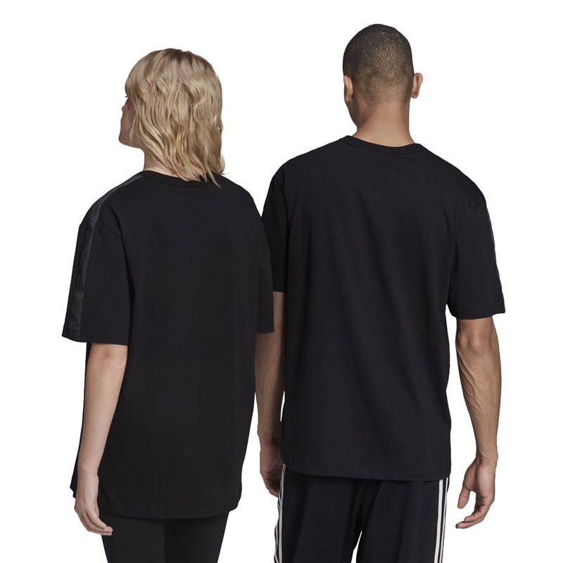 adidas Originals Herren R.Y.V. Logo T-Shirts Schwarz