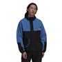 adidas Originals Mens Woven Adventure Windbreaker Black/Focus Blue