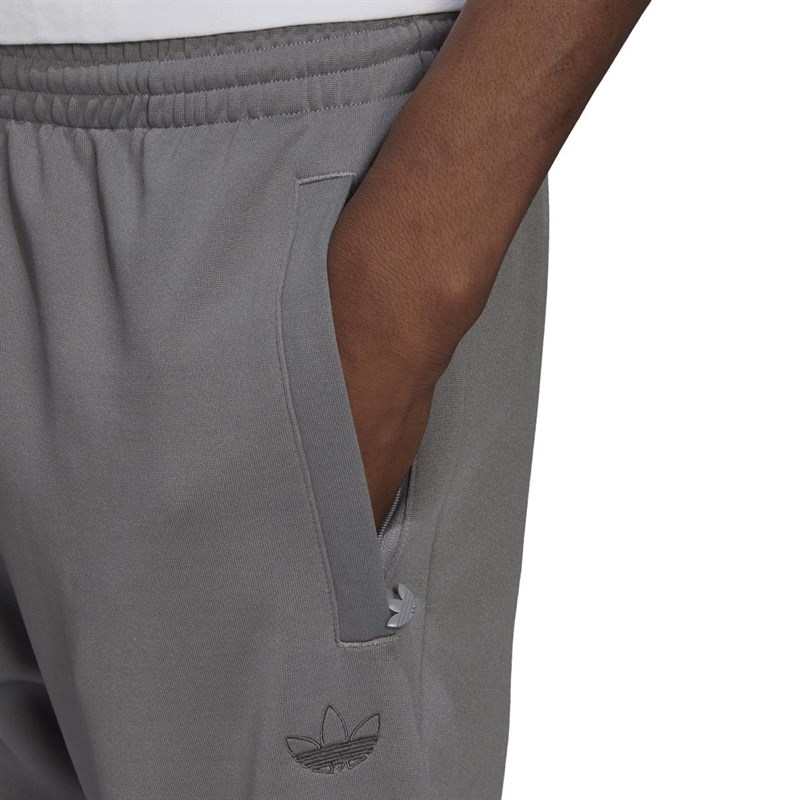 adidas Originals Mens SPRT Blocked Poly Track Pants Grey Three/Grey Five