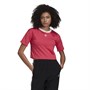 adidas Originals Womens Adicolor Crop Top Power Pink/White