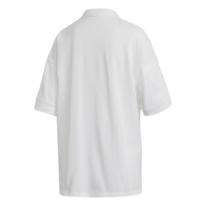 adidas Originals Womens Adicolor Classics Oversized Polo White/Black