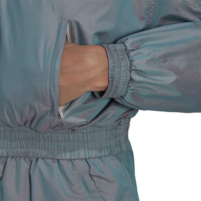 adidas Originals Hauts de Sport Performants Adicolor Stered Trefoil Femme Métallique