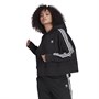 adidas Originals Womens Adicolor Cropped Hoodie Black