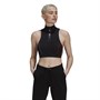 adidas Originals Damen Adicolor Tricolor Performance Sporttops Schwarz