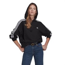 adidas Originals Damskie Adicolor Classics Bluzy z kapturami Czarny