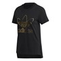 adidas Originals Womens Superstar 24K Trefoil T-Shirt Black