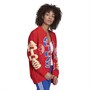 adidas Originals Vestes Trefoil Moments Wind.Rdy Windbreaker Femme Rouge