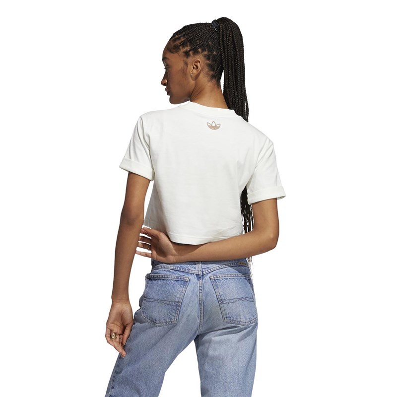 adidas Originals Damen Love Unites T-Shirts Weiß