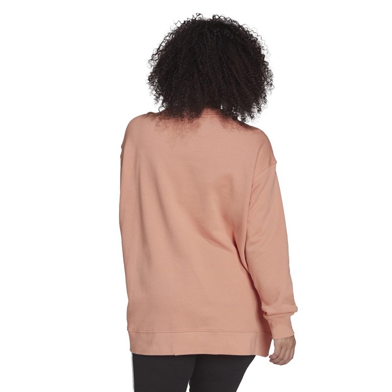 adidas Originals Damen Adicolor Trefoil Sweatshirts Rosa