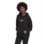 adidas Originals Womens Adicolor Shattered Trefoil Oversized Hoodie Black