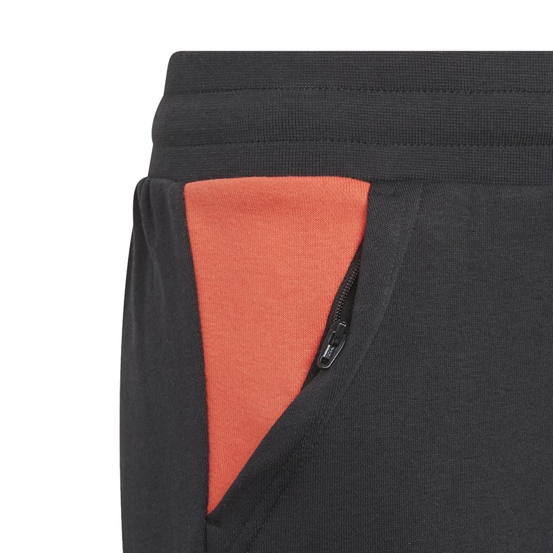 adidas Originals Junior Adventure Sweat Pants Black/Bright Red