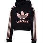 adidas Originals Børn Adicolor Cropped Hættetrøjer Sort