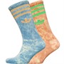 adidas Originals Two Pack Tie-dyed Crew Socks Ambient Sky/Ambient Blush