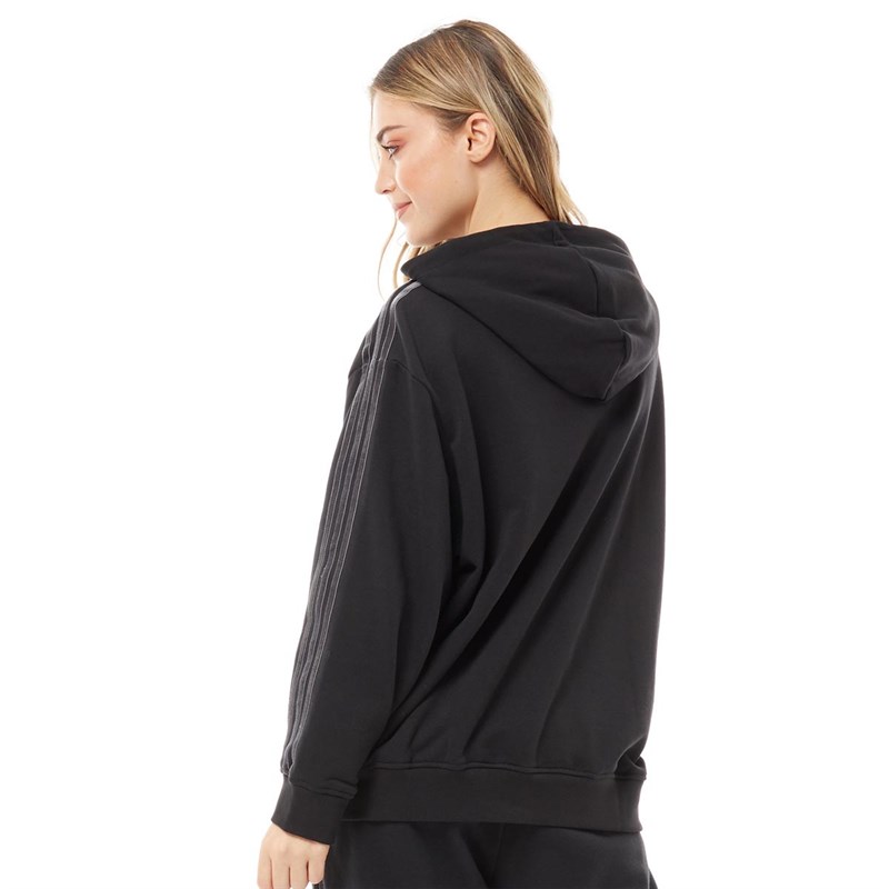 adidas Originals Womens Oversized Hoodie Black