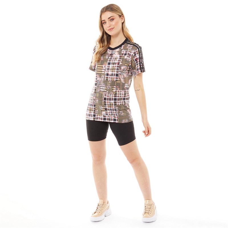 adidas Originals Womens Her Studio London Boyfriend T-shirt Multicolour