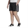 adidas Originals Dames 3-stripes (Plus Size) Shorts Zwart