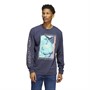 adidas Originals T-shirt à manches longues Basketball Photo Homme Bleu