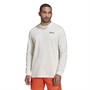 adidas Originals T-shirt à manches longues Adventure Sunnywave Homme Blanc