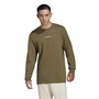 adidas Originals T-shirt à manches longues Graphic Homme Kaki