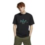 adidas Originals Mens Trefoil Script T-Shirt Black