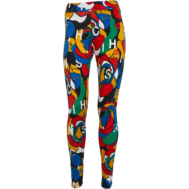 adidas Originals Damen Rich Mnisi Leggings Mehrfarbig