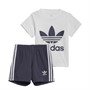 adidas Originals Infant Boys Trefoil Shorts Tee Set White/Shadow Navy