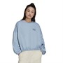 adidas Originals Womens Triple Trefoil Sweatshirt Ambient Sky
