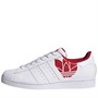 adidas Originals Mens Superstar Trainers Footwear White/Footwear White/Scarlet