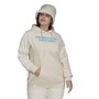 adidas Originals Sweats à Capuche Always Original Slogan (plus Size) Femme Blanc