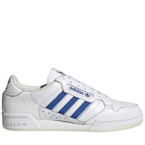 adidas Originals Herren Continental 80 Streifen Sneaker Schuhe Weiß/Blau/Off White