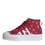 adidas Originals Womens X Thebe Magugu Nizza Platform Mid Trainers Power Red/Footwear White/Core Black