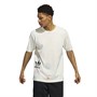adidas Originals Mens Made With Nature Multi Logo T-Shirt Non Dyed