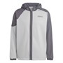 adidas Originals Mens Adventure Winter Fabric Mix Hoodie Grey Two/Grey Five
