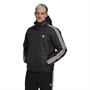 adidas Originals Mens Padded Hooded Puffer Jacket Black