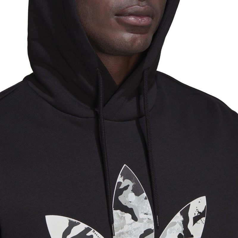 adidas Originals Mens Camo Series Infill Hoodie Black
