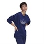 adidas Originals Womens Oversized Crew Sweatshirt Night Sky