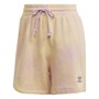 adidas Originals Womens Allover Print Loose Shorts Bliss Lilac/Almost Yellow