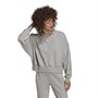 adidas Originals Womens Adicolor Essentials Fleece Sweatshirt Medium Grey Heather