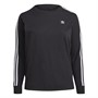 adidas Originals Womens Adicolor Classics Long Sleeve Top (Plus Size) Black