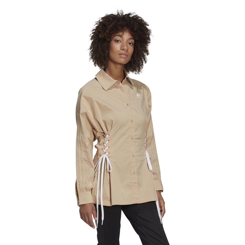 adidas Originals Womens Always Original Long Sleeve Top Magic Beige