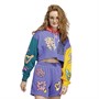 adidas Originals Womens Love Unites Crop Hoodie Purple/Multicolour