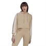 adidas Originals Womens Adicolor Classics Cropped Hoodie Magic Beige