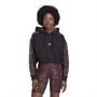 adidas Originals Womens Leopard Detail Hoodie Black/Multicolor
