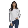 adidas Originals Womens Adicolor Classics Long-Sleeve Top White/Black