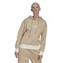adidas Originals Womens Trefoil Graphic Embroidery Hoodie Magic Beige