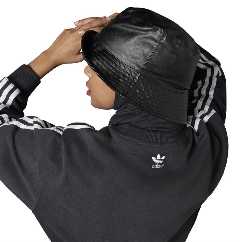 adidas Originals Womens Always Original Oversized Crew Black