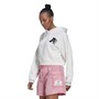 adidas Originals Womens Cropped Disney Hoodie White