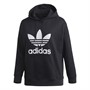 adidas Originals Womens Trefoil Hoodie (Plus Size) Black/White